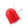thumbnail image 2 of FOLOYORI hitch accessories 4Pcs Plastic Red Dustproof Protection for Traveling with RVs, 2 of 8