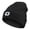 Black, variant on LED Hat Rechargeable USB Running Light,Light Blue
