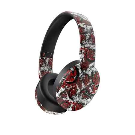 Bluetooth Wireless Headphones Over Ear SUYPHAHN 65H Playtime and 6 EQ Music Modes with Microphone HiFi Stereo Foldable Lightweight Headset Deep Bass for Home Office Cellphone PC Etc. Red