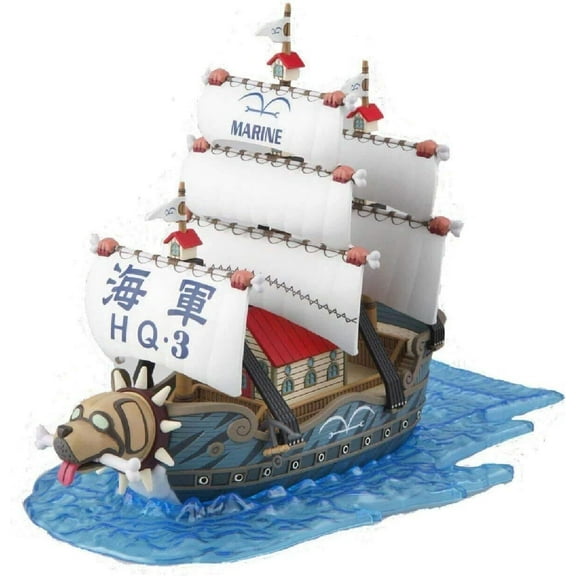 Bandai Hobby - One Piece - Grand Ship Collection - #8 Garp's Marine Ship Model Kit