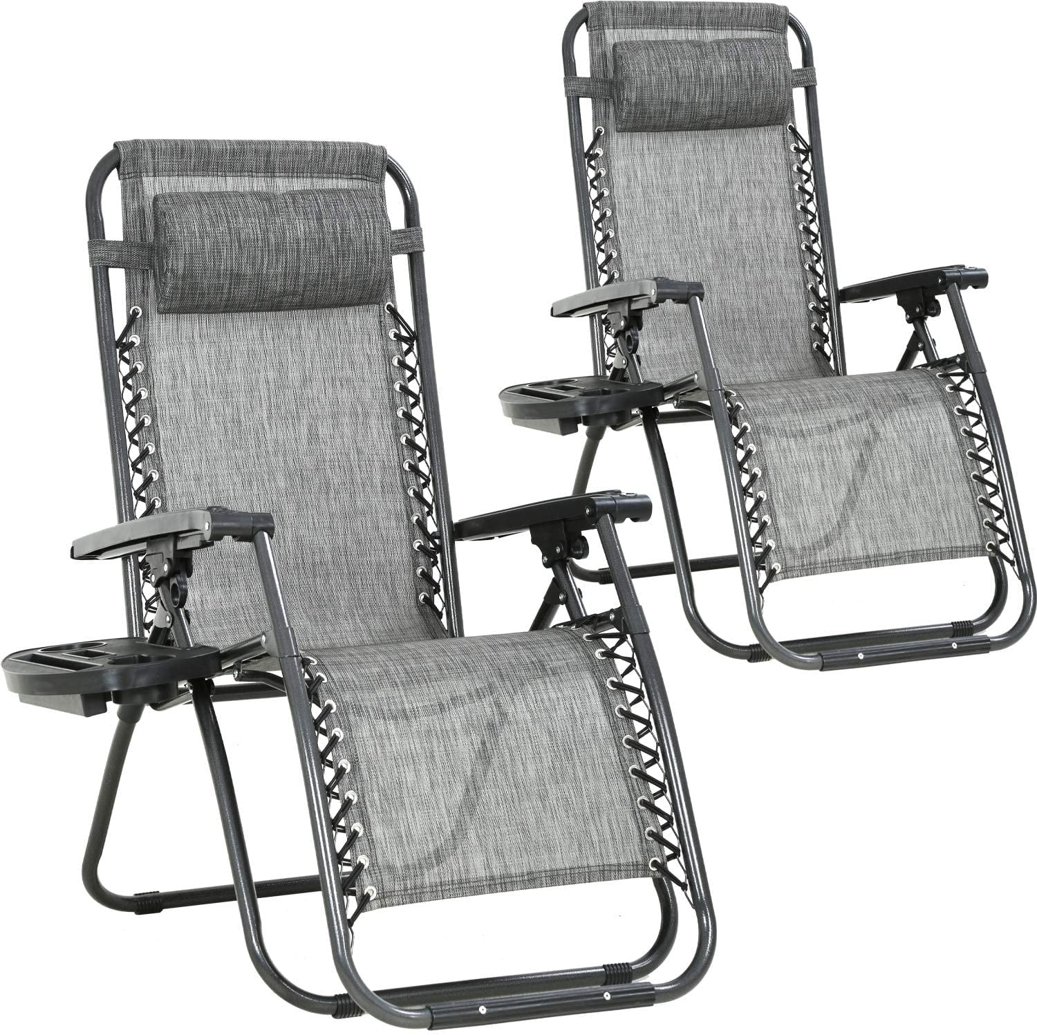 Zero Gravity Chair Patio Chairs Set of 2 Lawn Chair Outdoor Chair Deck Chairs Camping Chairs ...