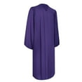 thumbnail image 2 of Endea Graduation Matte Purple Graduation Gown  Cap, 2 of 9