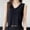 Black, variant on WXLWZYWL Cropped Sweaters Vest for Women Sleeveless Knit Tops V Neck Lightwieght Soft Pullover Tank Tops