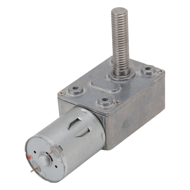 Ailao Motor de reducción de Velocidad Motor de Engranajes de CC Micro Turbina de reducción de Velocidad de Alta torsión Caja de Engranajes helicoidales Reversible autoblocante 12V M8x33mm(150 RPM)