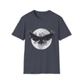 thumbnail image 2 of Black Bird Raven Moon Lovers Men Women Graphic Tshirt, 2 of 5