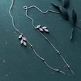 thumbnail image 3 of QIQUWOHUL Flashing Ear Line Temperament Korean Sweet Snd Fresh Long Tassel Earrings Round Thin Earrings Women, 3 of 8