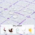 thumbnail image 3 of IPOHVUG Spring Floral Tablecloth Waterproof  Wildflower Grass Table Cloth Rectangle Stain Resistant  Washable Table Cover for Home Kitchen Dining Party Decoration (60×84 Inch), 3 of 7