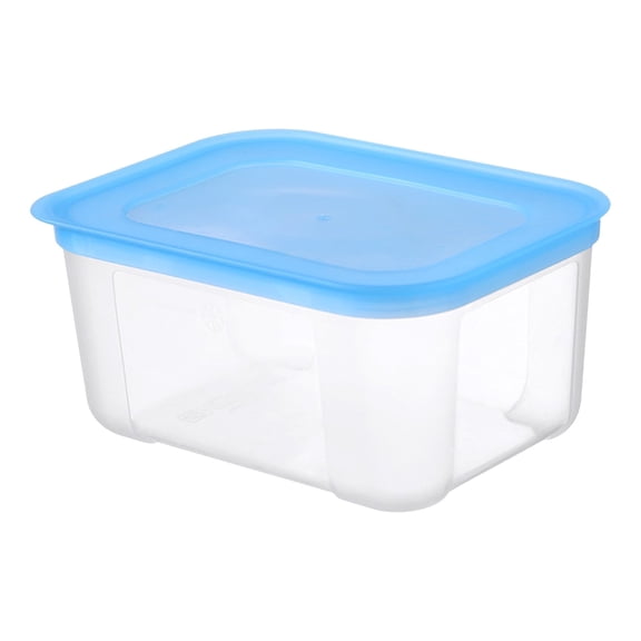 Stackable Food Storage Containers with Lids | 7.5x11.5x15.5cm ABS Plastic Kitchen & Freezer Organization Box | Airtight Dry Food Pantry Organizer