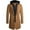 Khaki, variant on XMMSWDLA 2022 Men Tops Winter Coat Slim Fit Long Coat Business Coat With Stand-Up Collar Winter