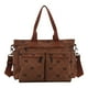 thumbnail image 5 of Bolso Tote Estampado para Mujer | Diseño Único de Fresas | Bolso de Gran Capacidad | Ideal para Gimnasio y Viajes | Material de Pana | Compartimento para Zapatos | Compartimento Impermeable | 6 Color, 5 of 5