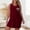 Wine, variant on Womens Nightgowns & Sleepshirts Valentine Cotton Nightgowns Sleep Tanks Nightgowns Red Sleeveless Above-the-Knee Crew Neck Womens Nightgowns,XL