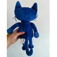 thumbnail image 4 of Muñeco de peluche Pete the Cat Pizza Party, peluche suave de gato azul, juguete de peluche súper suave Pete Kitty, 4 of 5