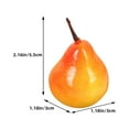 30 Pcs Fruits Pear Model Faux Fruit for Decoration Fake Pear Artificial