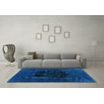 thumbnail image 3 of Ahgly Company Indoor Rectangle Persian Light Blue Bohemian Area Rugs, 2' x 4', 3 of 4