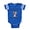 Royal Blue, variant on - FIN Nuts Squirrel - Cute Infant Baby Football Bodysuit