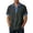 Dark Gray, variant on JTSRKL Men's Vintage Denim Textured T-shirts Patchwork Color Block Soft Breathable Lapel Neck Tees 3-Button Golf Casual Short Sleeve Tops Sky Blue M