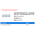 thumbnail image 2 of Intake Manifold Gasket Set - Compatible with 1997 - 1999 Chevy P30 5.7L V8 1998, 2 of 2