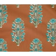 thumbnail image 4 of oneOone Cotton Flex Fabric Leaves & Floral Block Printed Craft Fabric BTY 40 Inch Wide, 4 of 4