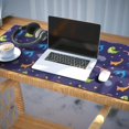thumbnail image 3 of Long Mouse Pads for Desk,DarkBlue Dinosaurs with Shapes Pattern Desk Mats on Top Of Desks, Desk Mouse Pad Extra Large with 3mm Non-Slip Base and Stitched Edge for Gaming,Office,Work,Home 35.4"x15.7", 3 of 6
