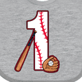 thumbnail image 4 of Inktastic Baseball First Birthday One Year Old Boys or Girls Baby Bib, 4 of 4
