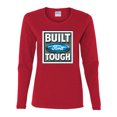 thumbnail image 2 of Wild Bobby, Ford Built Tough, Cars and Trucks, Women Graphic Long Sleeve Tee, Red, Medium, 2 of 4