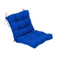 thumbnail image 3 of Cojín para silla de comedor, alfombrilla para silla, respaldo integrado, cojín para asiento, cojín para asiento azul, 3 of 8