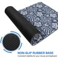 thumbnail image 6 of Long Mouse Pads for Desk,Blue Pioneer Flower and Paisley Pattern Desk Mats on Top Of Desks, Desk Mouse Pad Extra Large with 3mm Non-Slip Base and Stitched Edge for Gaming,Office,Work,Home 47.3"x23.6", 6 of 6