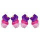 thumbnail image 1 of 4 Seda Hecha A Mano Buenco De La Danza Del Vientre Velo Dancing Largo Mano Fan Purple + Rosy + Pink SM SunniMix Lady Silk Belly Dance Fan Veil, 1 of 8