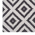 thumbnail image 4 of Modway Alika Abstract Diamond Trellis 8x10 Area Rug in Charcoal and Ivory, 4 of 6