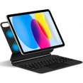 thumbnail image 1 of Compatible For iPad (2025) / 10.9 (2022) Magnetic Floating Bluetooth-Compatible Keyboard + Leather Tablet Case, 1 of 5