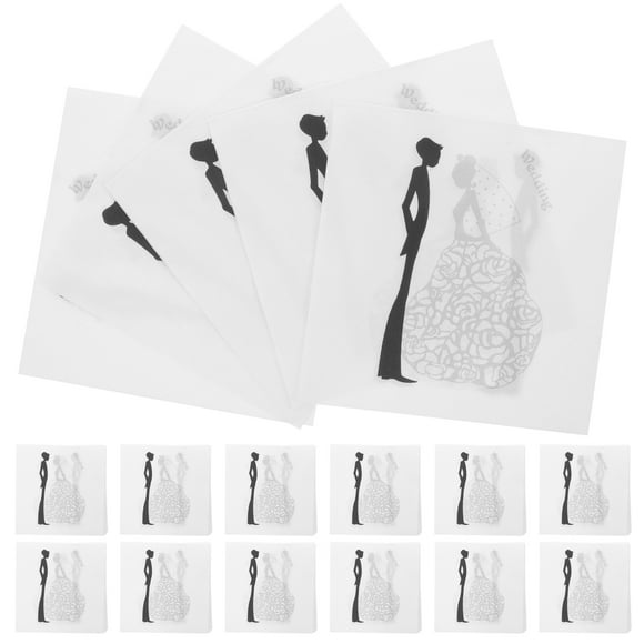 EeaseMX 100 servilletas de papel impresas para bodas, fiestas, decoración de fiestas