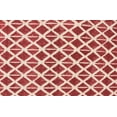 thumbnail image 5 of Casavani Handmade Red Block Printed Cotton Dhurrie Indoor Outdoor Patio Rug Kitchen Mats 4x6 feet, 5 of 6