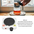 thumbnail image 3 of Heater Mini Electric Stove 500W Multifunctional Adjustable Temperature Small Hot Plate Kitchen Countertop Heater For Milk Water Coffee Tea US Plug 110V, 3 of 8