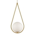 thumbnail image 6 of Modern Brass Glass Globe Pendant Lights Hanging Lamp Shade Chandelier Art Décor, 6 of 7