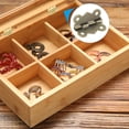 thumbnail image 6 of Uxcell Small Jewelry Box Hinges 1-5/8 inch, 10 Pack 90-degree Butterfly Hinges Jewelry Box with 40 Screws, Brown, 6 of 6