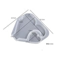 thumbnail image 4 of 4 moldes de resina de silicona, moldes compactos para cubierta de espejo, formas lindas, moldes epoxi para espejo de viaje, para bricolaje, de doble cara, para bolsos y viajes (4 moldes de r, 4 of 5