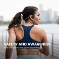 thumbnail image 3 of AfterShokz OpenMove Wireless Bone Conduction Headphones Bluetooth Open Ear for Sports (Slate Gray), 3 of 8