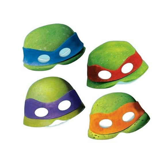 Teenage Mutant Ninja Turtles Masque en Papier (Pack de 8)