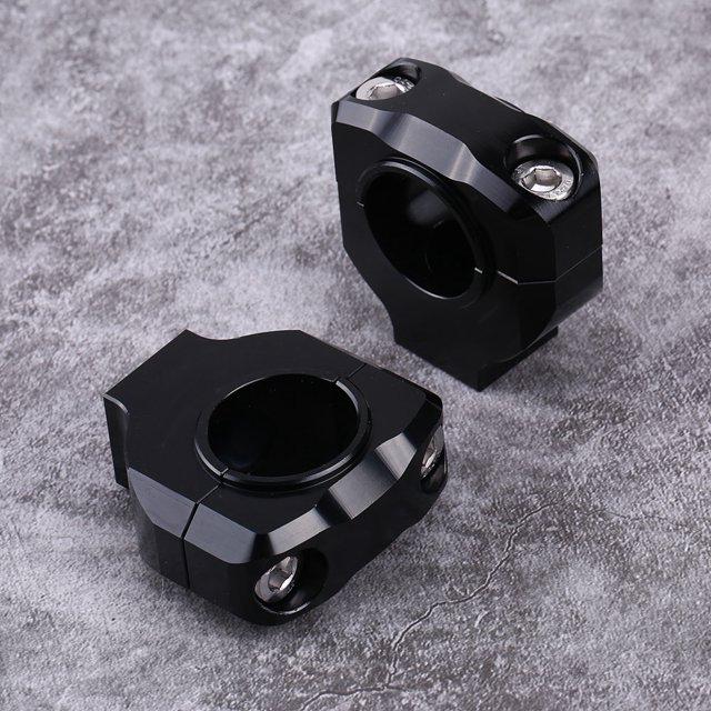 Fosa Handlebar Riser, Motorcycle Mount Clamps,Aluminum Alloy Universal Motorcycle Handlebar Mount Clamp Lifter Bar Riser 28mm