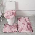 thumbnail image 1 of WSBDENLK Juego de 3 alfombrillas de baño de felpa teñida, antideslizantes, con absorción de agua, 1 of 2