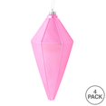 thumbnail image 2 of Vickerman M183079S 7 in. Pink Shiny Lantern Christmas Ornament  4 per Bag, 2 of 3