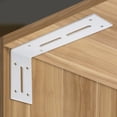 thumbnail image 4 of 1 Pcs Heavy Duty Industrial L Shape Adjustable Corner Shelf Brackets, 4 of 9