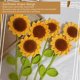 thumbnail image 4 of Girasol De Punto, Hermoso Girasol De Ganchillo Que Previene La Decoloración Para La Boda Para El Dormitorio, 4 of 7