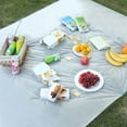 thumbnail image 1 of Fiudx Esterilla de Picnic Desechable, Manta Impermeable y Resistente a La Humedad para Exteriores, Ligera y Portátil, Accesorio de Viaje Fácil de Guardar, Perfecta para Picnics En La Playa o Fiestas, 1 of 6