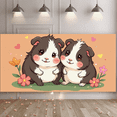 thumbnail image 5 of Adorable Guinea Pig Design Banner Backdrop Valentine's Day Party Decorations Background Photography Props Party Supplies Decor Happy Event Celebrations, 5 of 7