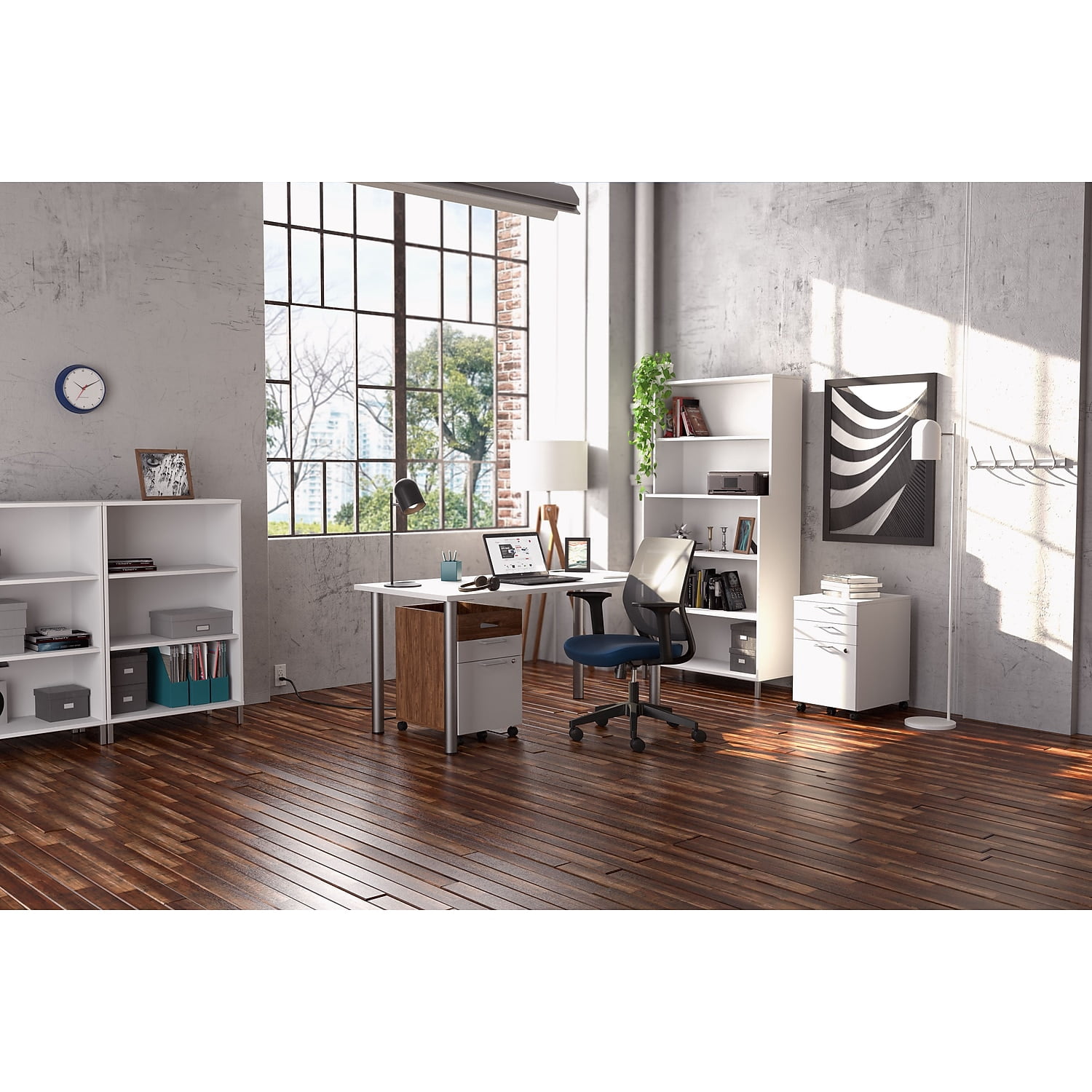 Staples Union & Scale 2-Drawer Vertical File Cabinet Mobile/Pedestal UN56968