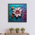 thumbnail image 4 of 5D bricolaje taladro redondo completo diamante pintura flores rompiendo decoración del hogar FLhrweasw Nuevo, 4 of 9