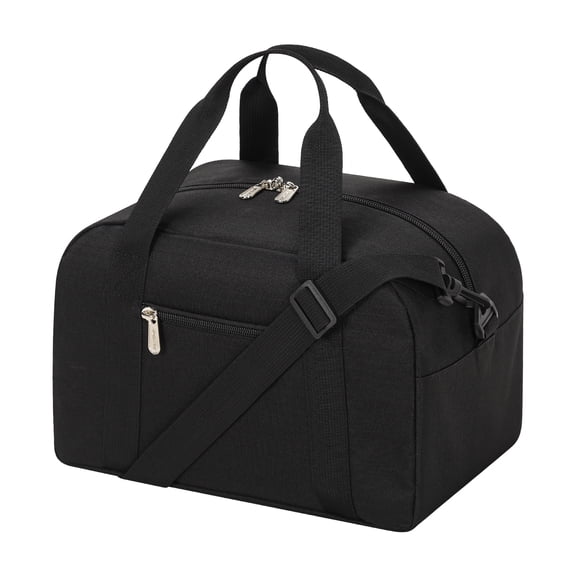 12 inch Small Duffle Bag for Gym Travel Overnight,Black