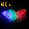 thumbnail image 3 of Halloween String Light Skeleton Head LED String Light Holiday Light String, 3 of 10