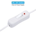 thumbnail image 5 of Unique Bargains USB Extension Cable with ON/Off Switch Extension Power Cords Adapter with LED Indicator White 2 Pack, 5 of 5